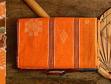 Cotton weaves ~ Ikat Saree { Haldi - 3 }